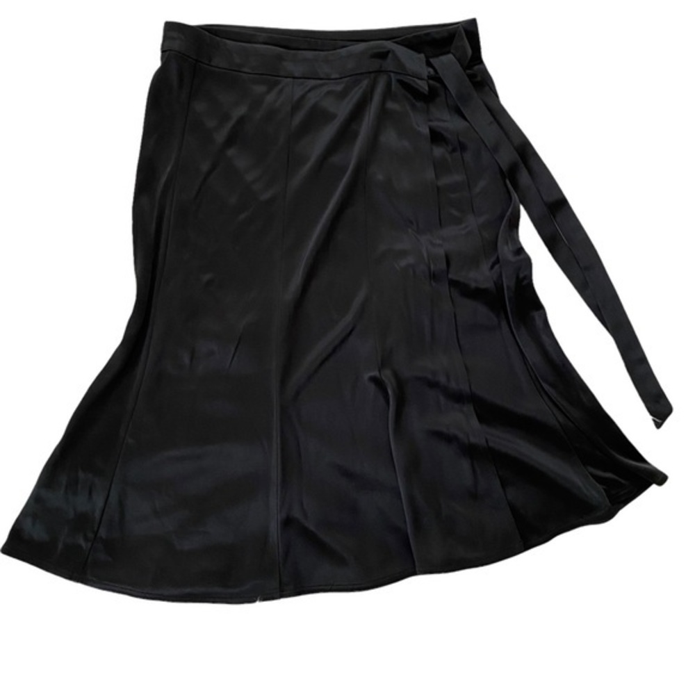 Express Vintage Wrap‎ Black Skirt Sz 1 /2